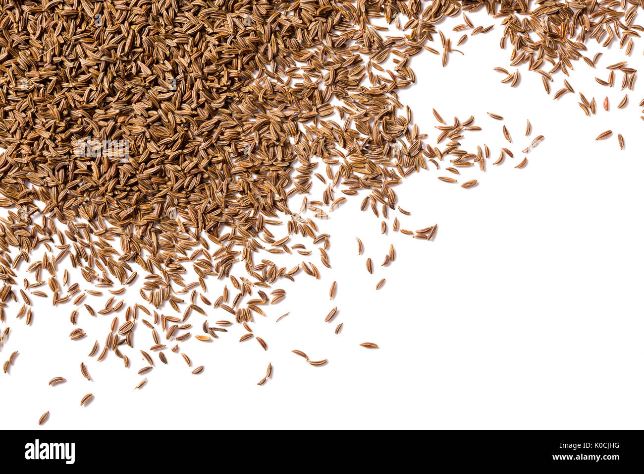 caraway seed isolated on white background Stock Photo - Alamy