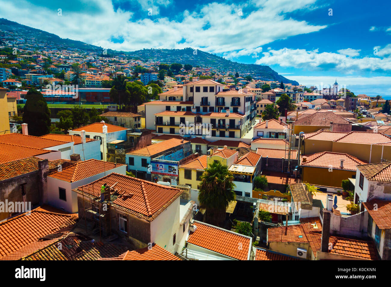 Cityscape. Funchal. Madeira, Portugal, Europe. Stock Photo