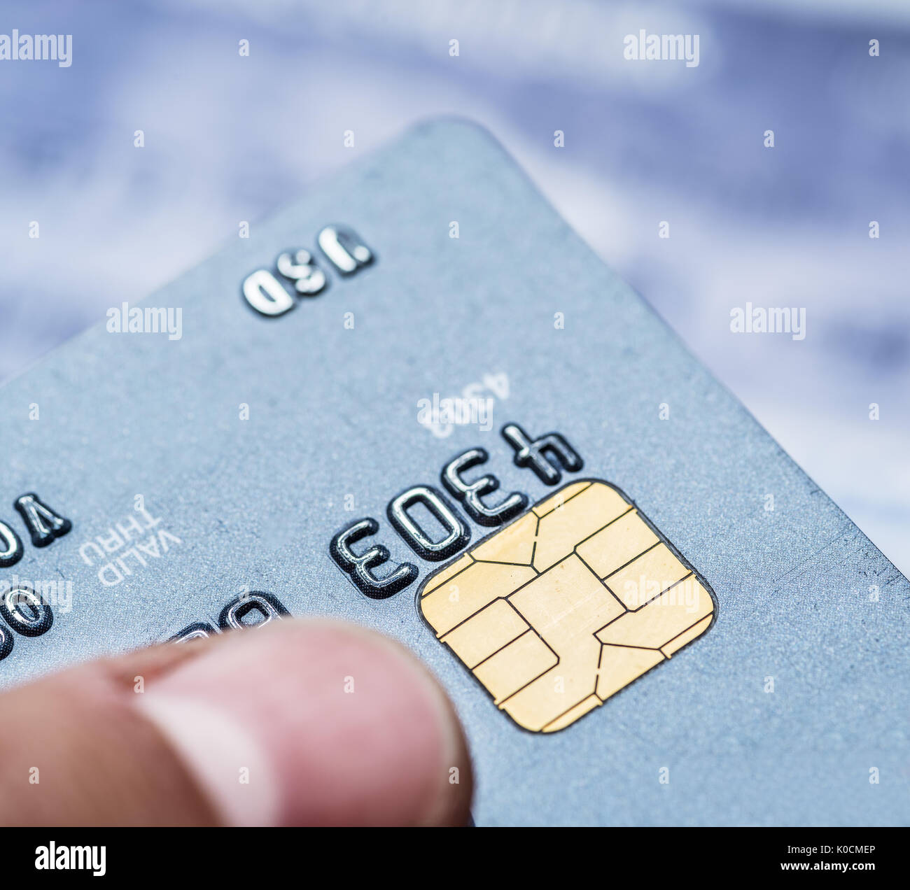 Credit cards. Financial business background. Stock Photo