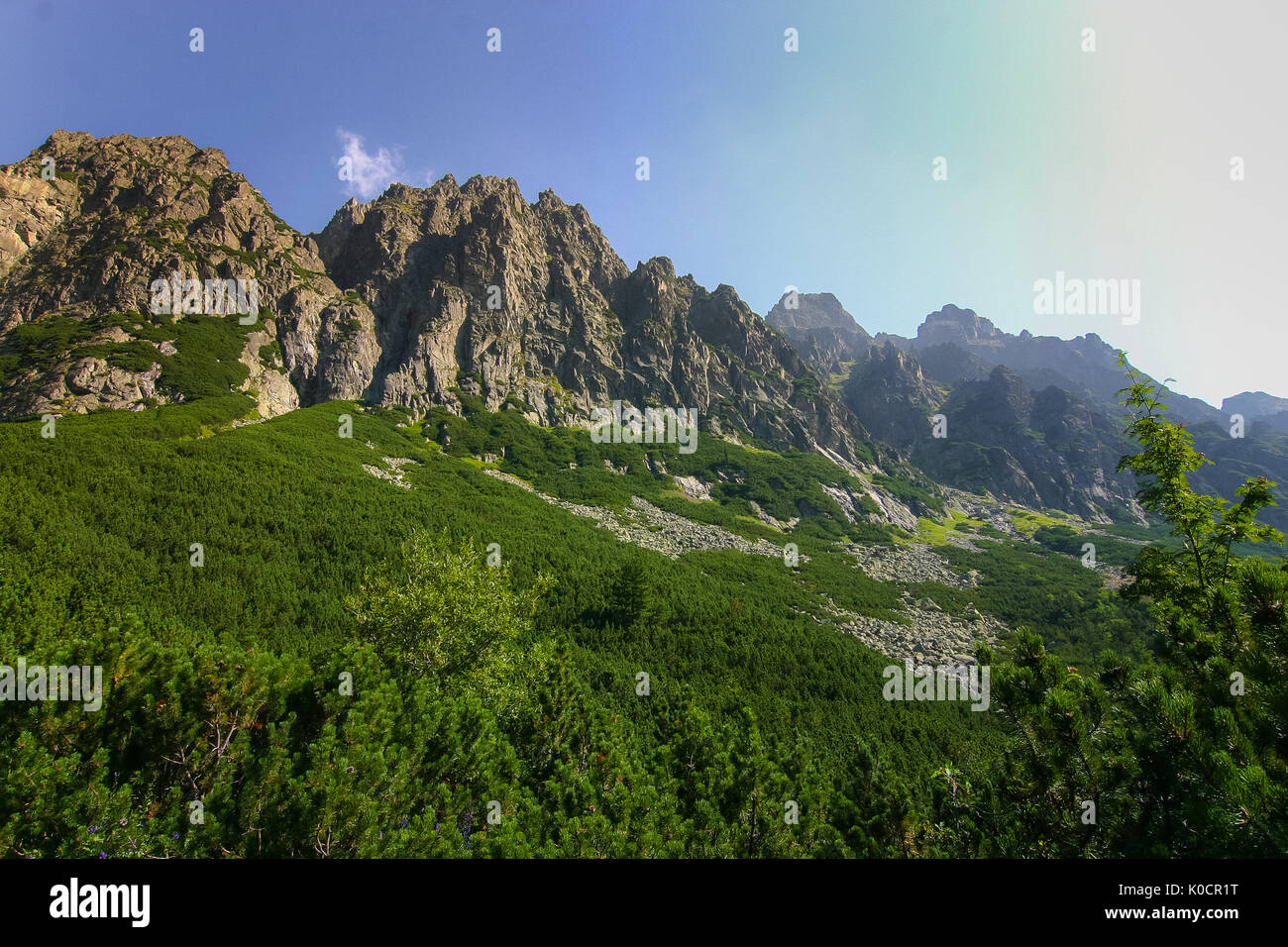A beautiful mountain landscape in Tatry, Slovakia Stock Photo - Alamy