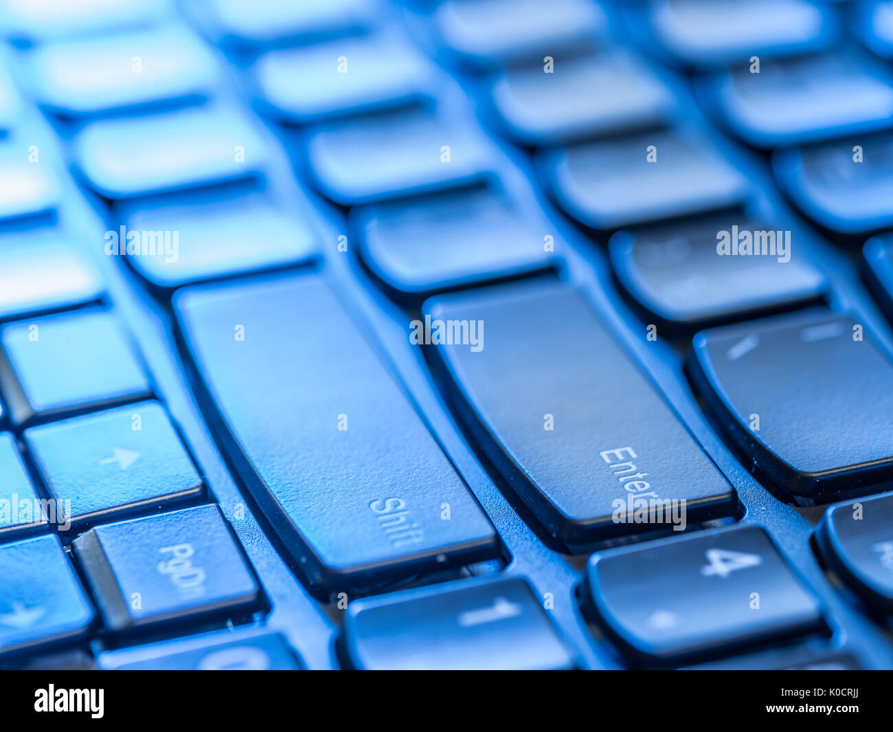 Using keyboard. Closeup view of keyboard. Social ussue Stock Photo Alamy