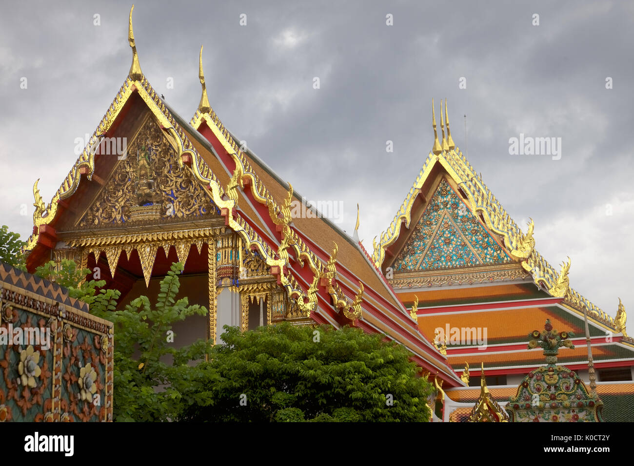 Wat Pho, a temple in Bangkok Stock Photo