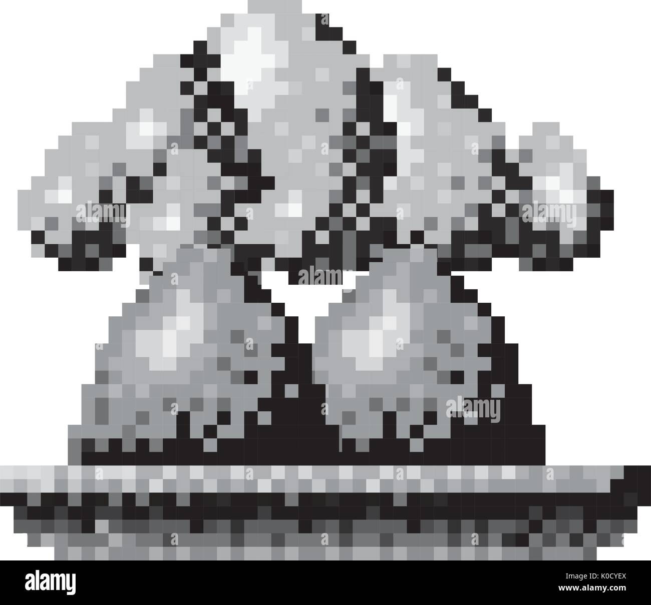 Game scene pixelated background vector Stock Vector Images - Alamy