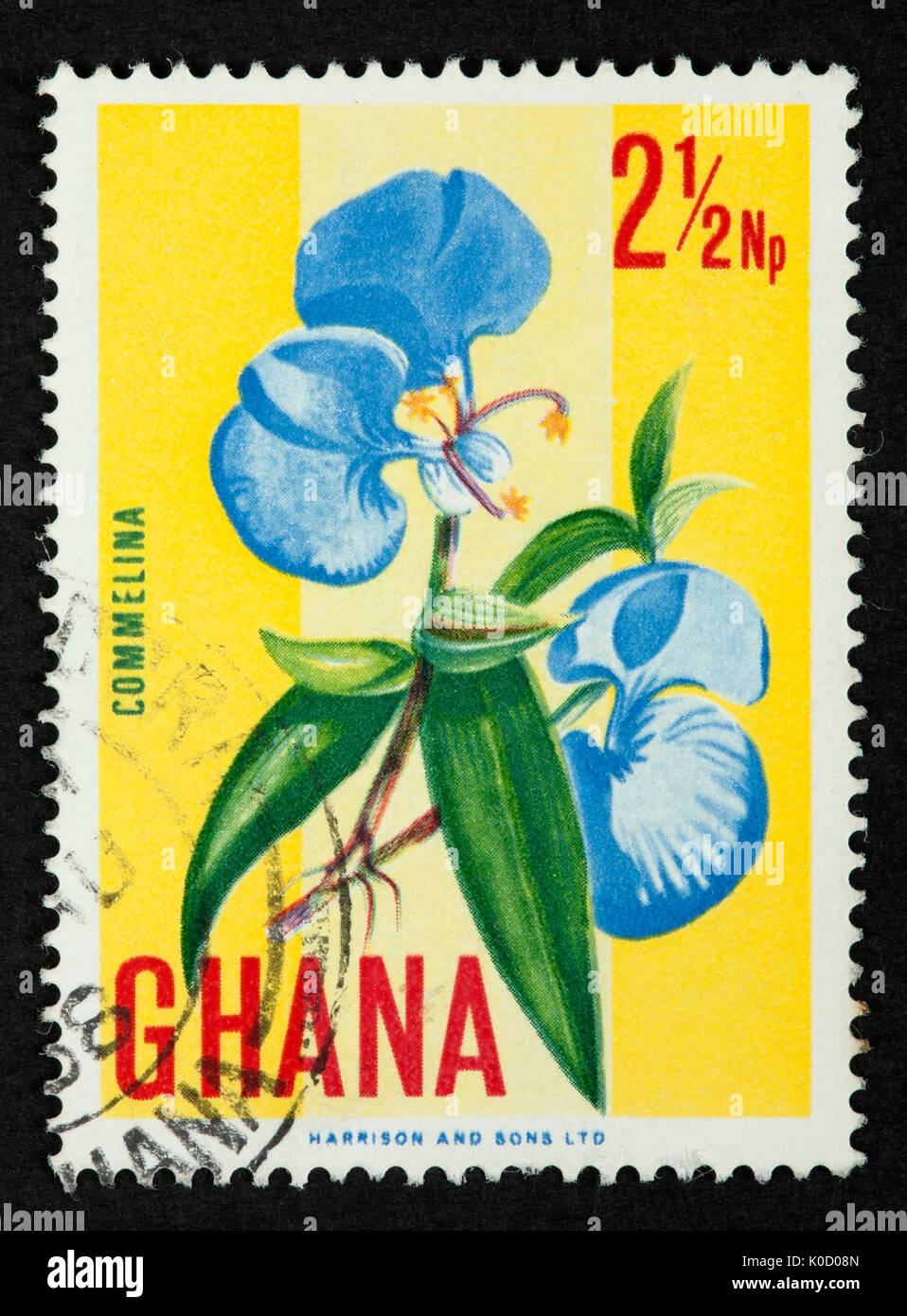 Ghana postage stamp Stock Photo