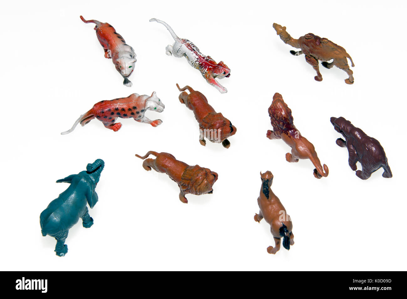 Animal figurines as in wildlife Stock Photo Alamy