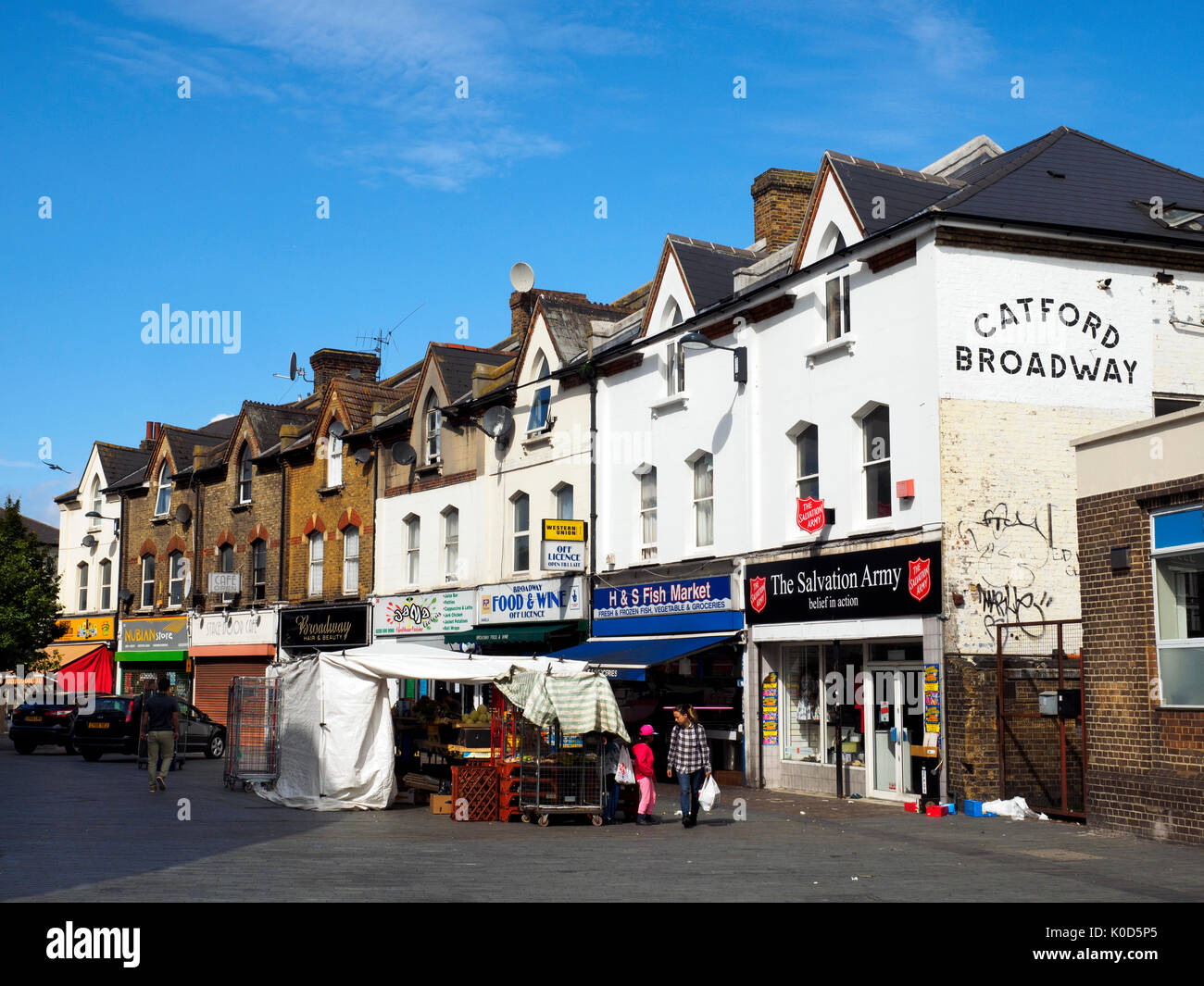 Catford broadway London, England Stock Photo Alamy