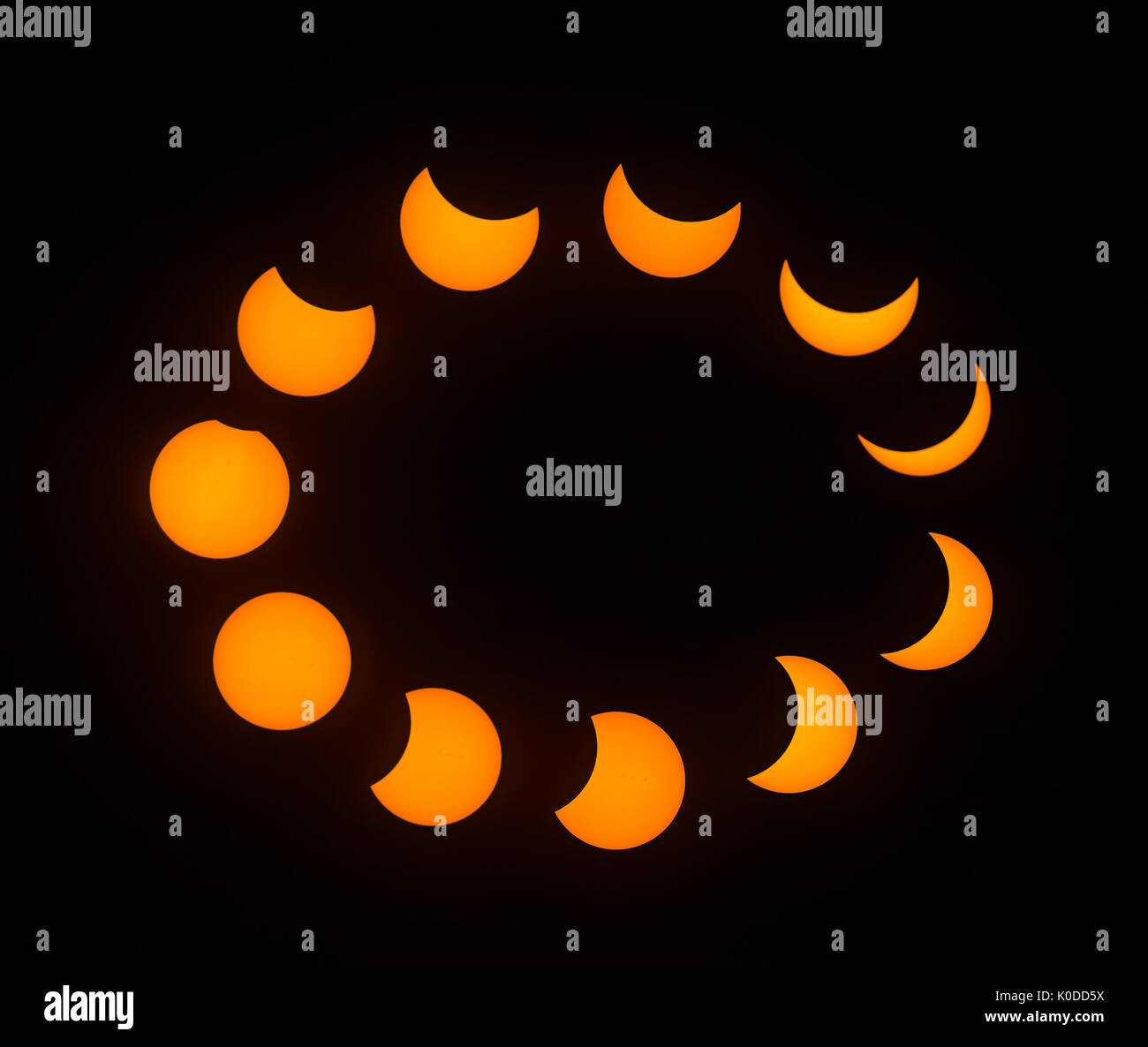 Stages of solar eclipse hi-res stock photography and images - Alamy
