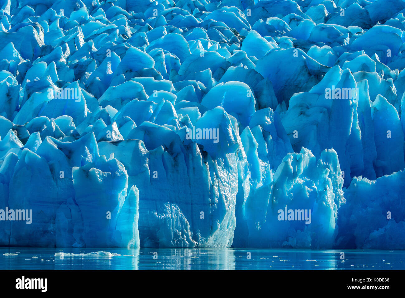 South America, Andes, Patagonia, Torres del Paine, UNESCO World Heritage, National Park, Lago Grey glacier Stock Photo