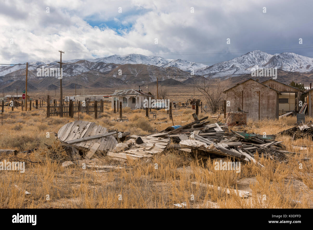 USA, Nevada, Luning, Pax Americana Luning II Stock Photo