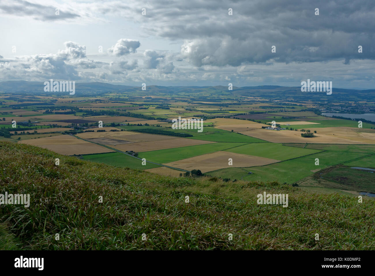 A view from Benarty Hill, near Ballingry, Fife, Scotland. Stock Photo