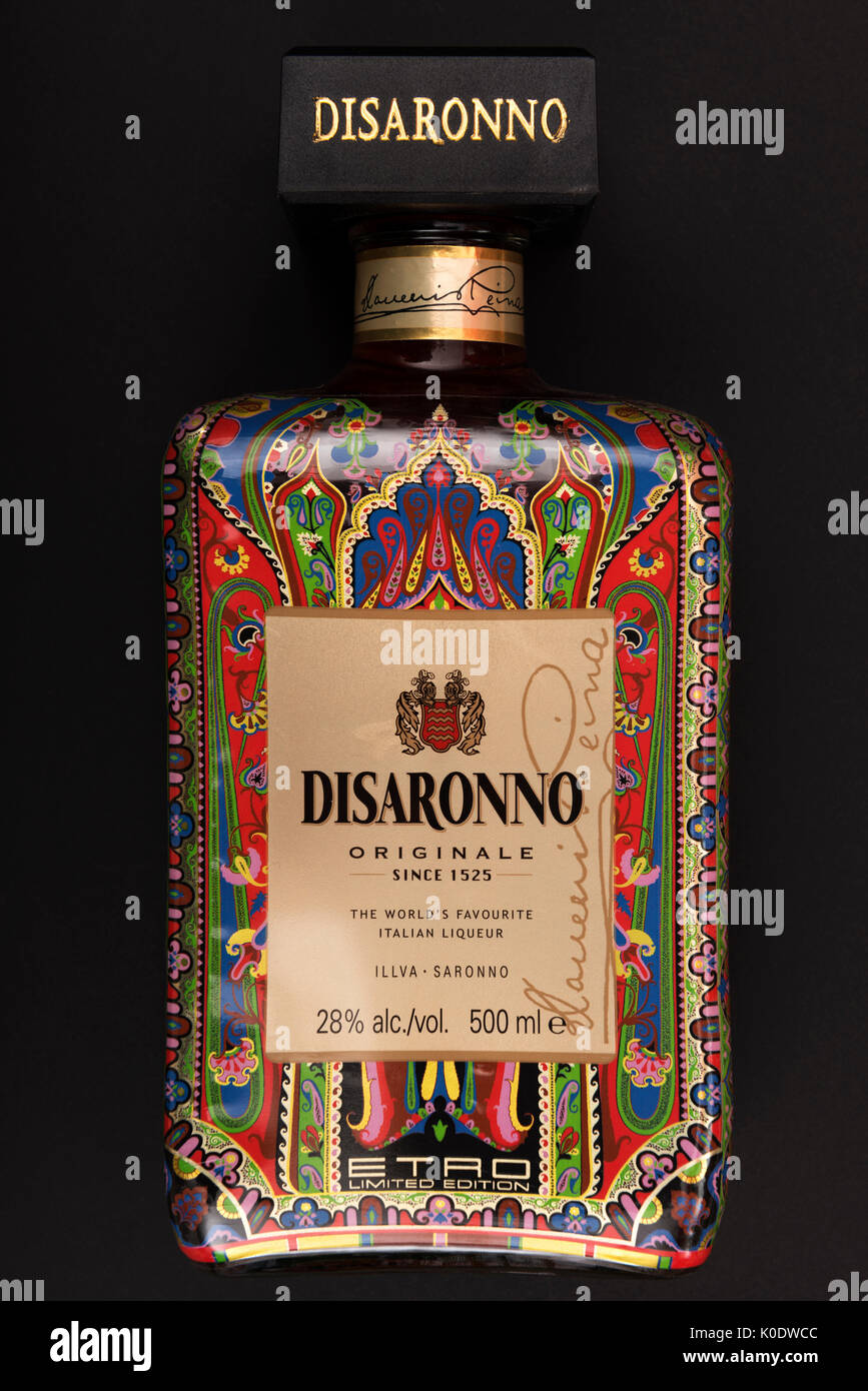 Disaronno italian liqueur Stock Photo
