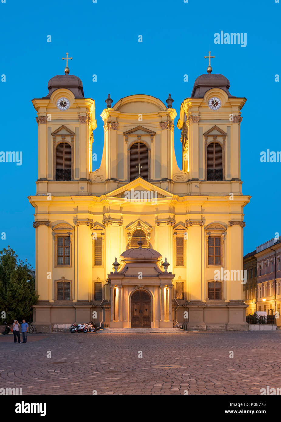 St. George's Cathedral (The Dome), Union Square, Timisoara, Romania Stock Photo