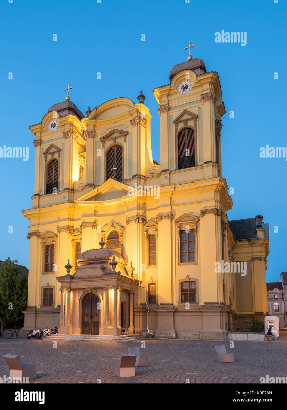 St. George's Cathedral (The Dome), Union Square, Timisoara, Romania Stock Photo