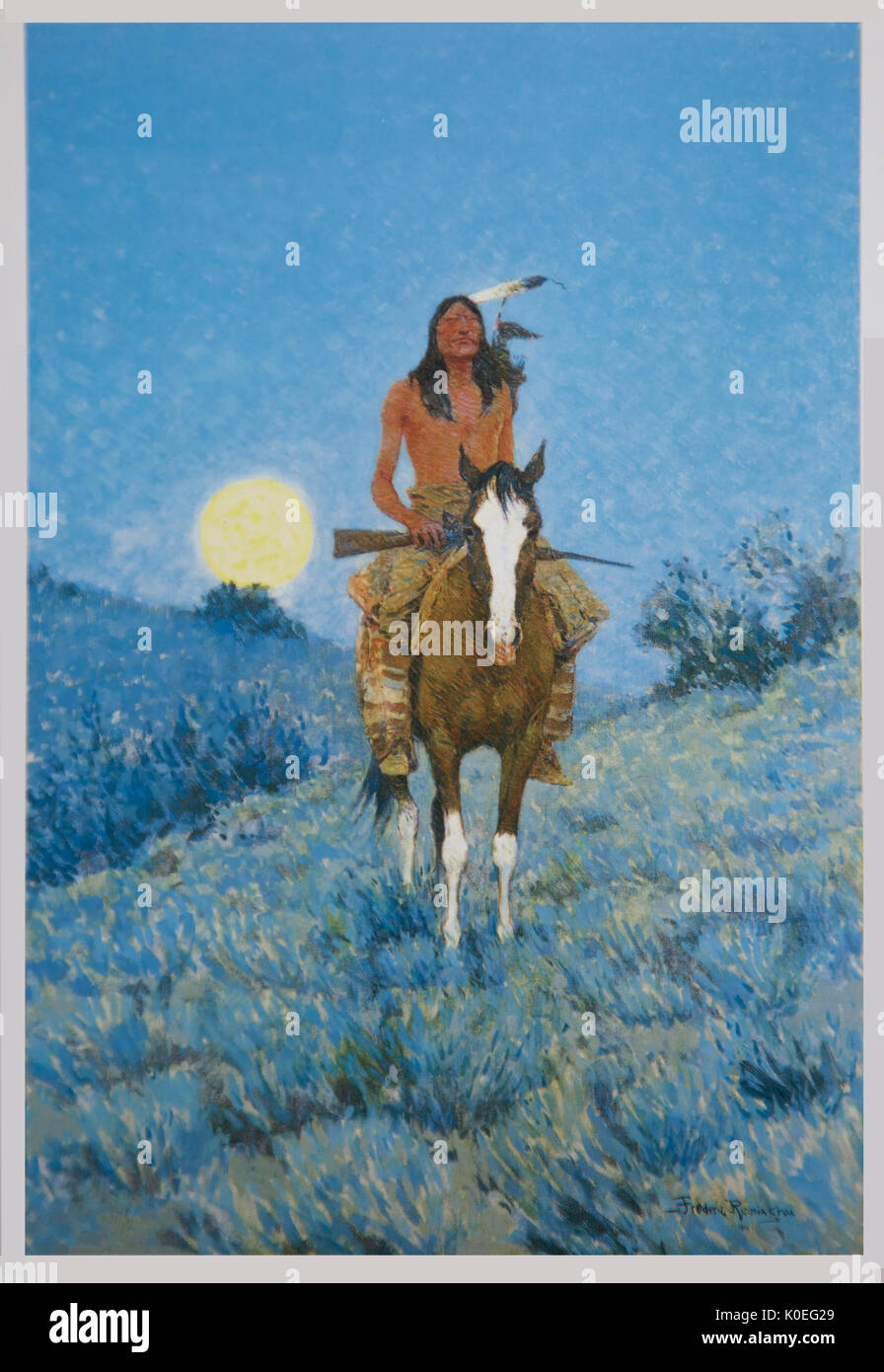 Native american horse painting hi-res stock photography and images - Alamy