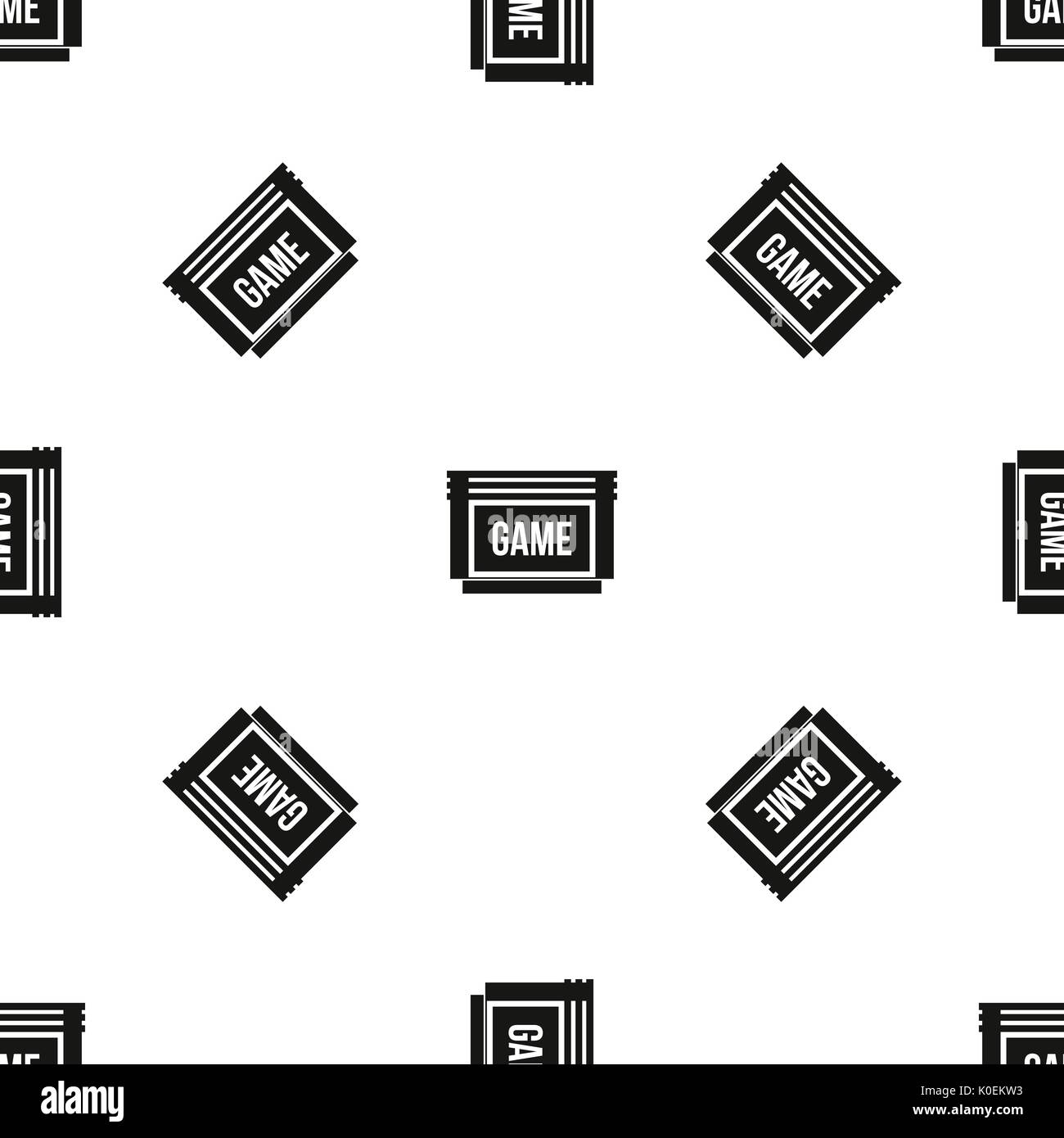 Game cartridge pattern seamless black Stock Vector Image & Art - Alamy