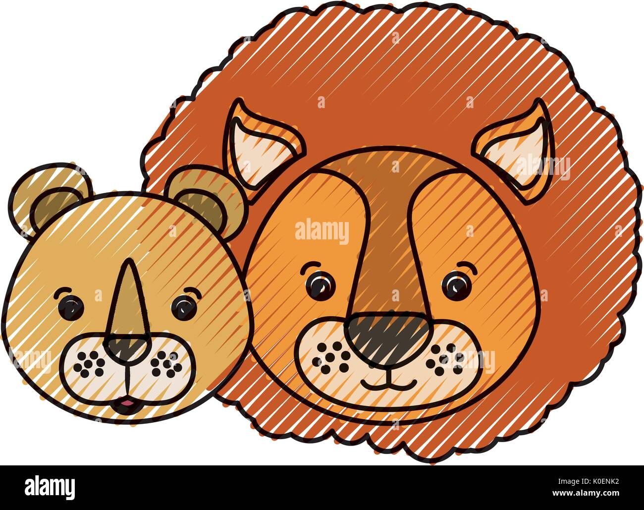 Free Free 83 Lion And Lioness Svg SVG PNG EPS DXF File