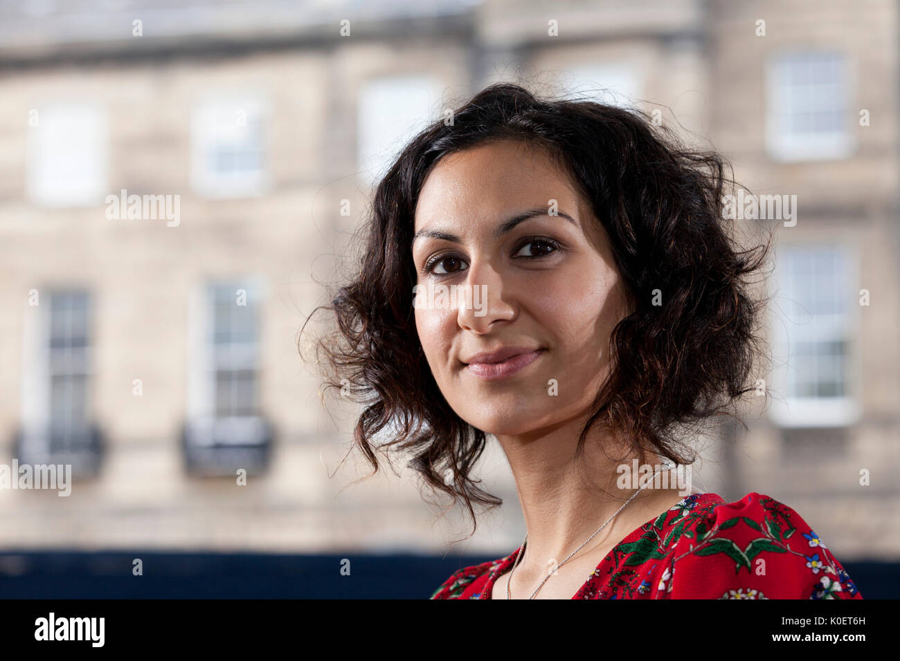 Edinburgh Uk 22nd Aug 17 Yasmin Khan The British Iranian Food Stock Photo Alamy