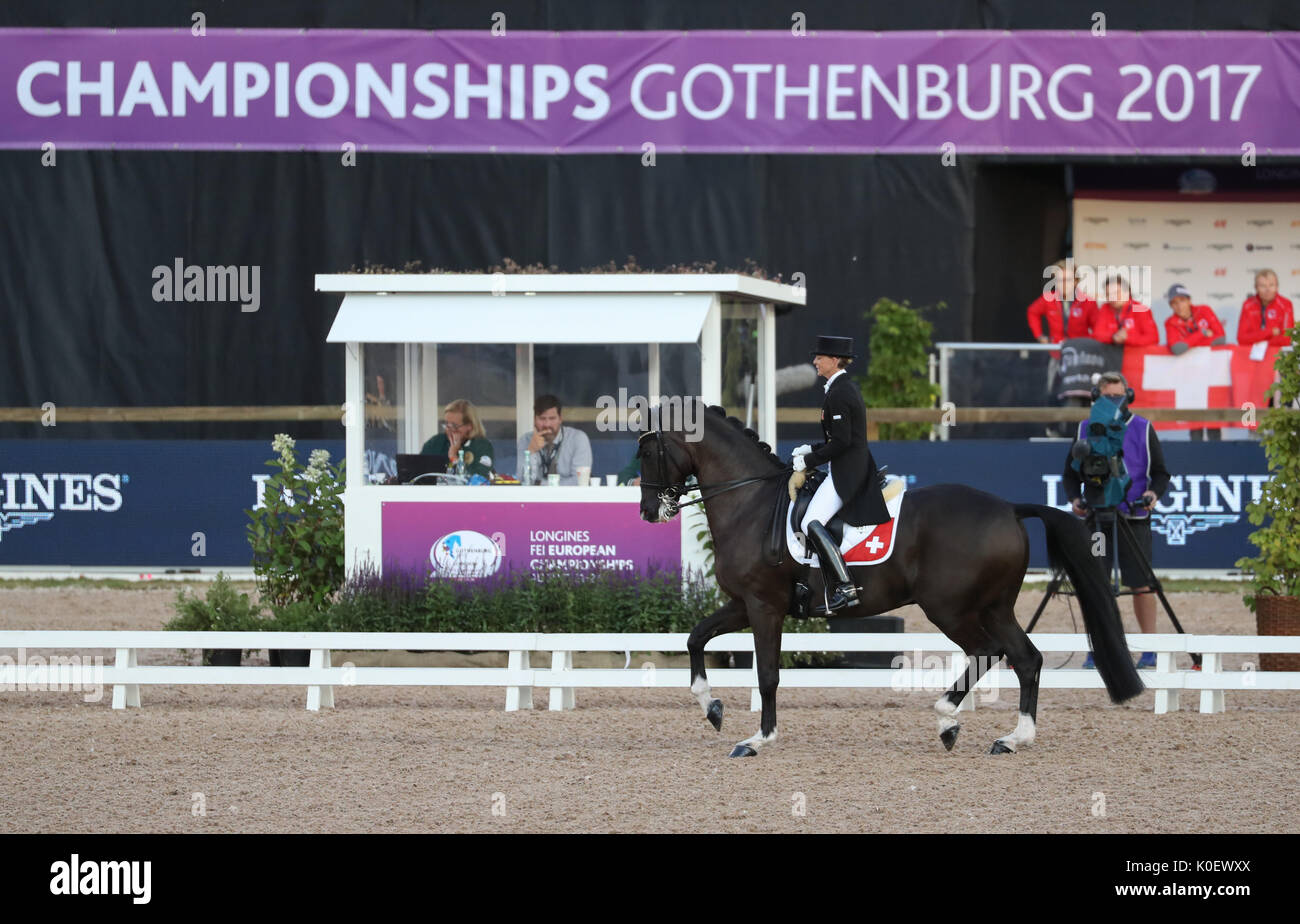 Euro Equestrian Rider Gothenburg, Sweden. 22nd Aug, 2017. The Swiss dressage rider Charlotte ...