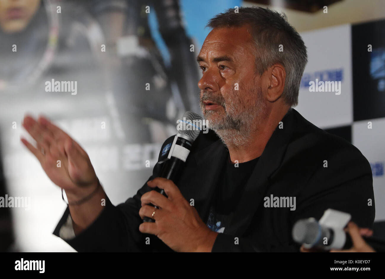 French director Luc Besson in Seoul French director Luc Besson responds