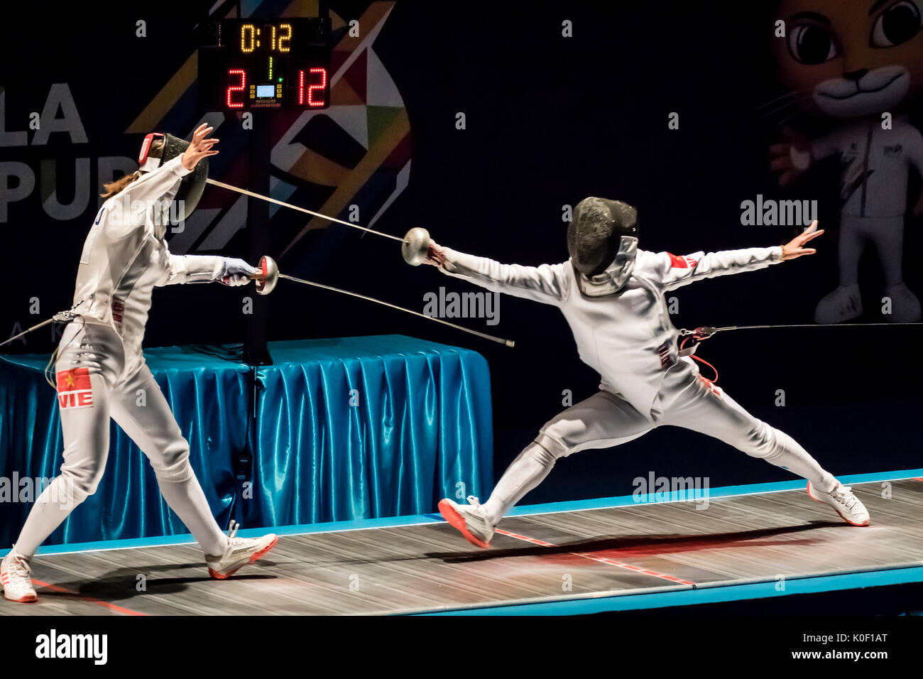 Kuala Lumpur, Malaysia. 22nd Aug, 2017. Vietnam Nguyen Thi Nhu Hoa 