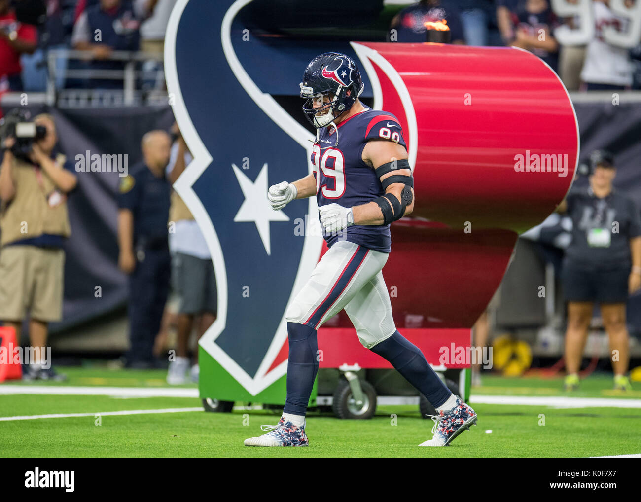HOUSTON TEXANS J J WATTS 24 X 18 SUNSET INCH POSTER