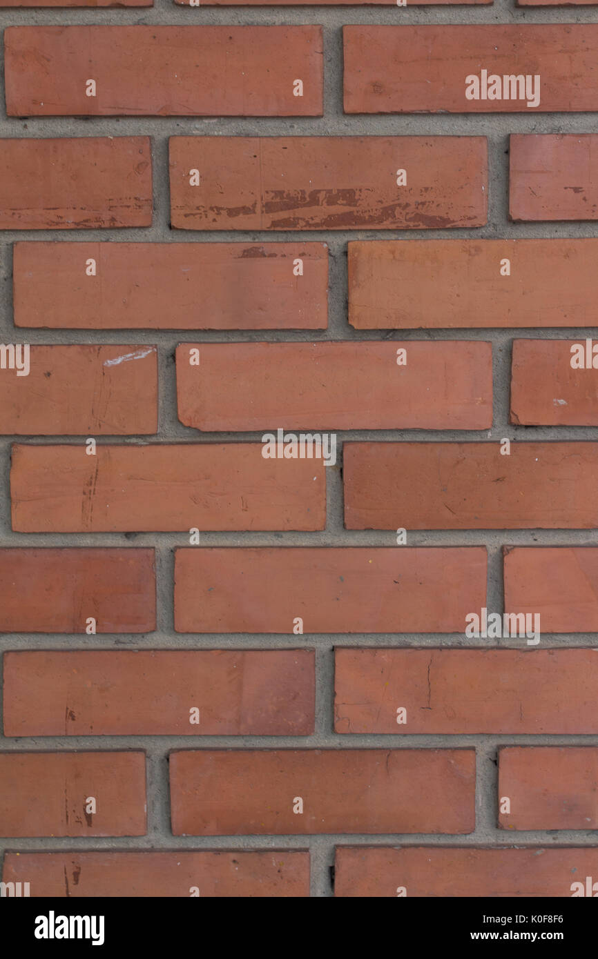 Old Red brick wall seamless illustration background texture pattern Stock Photo