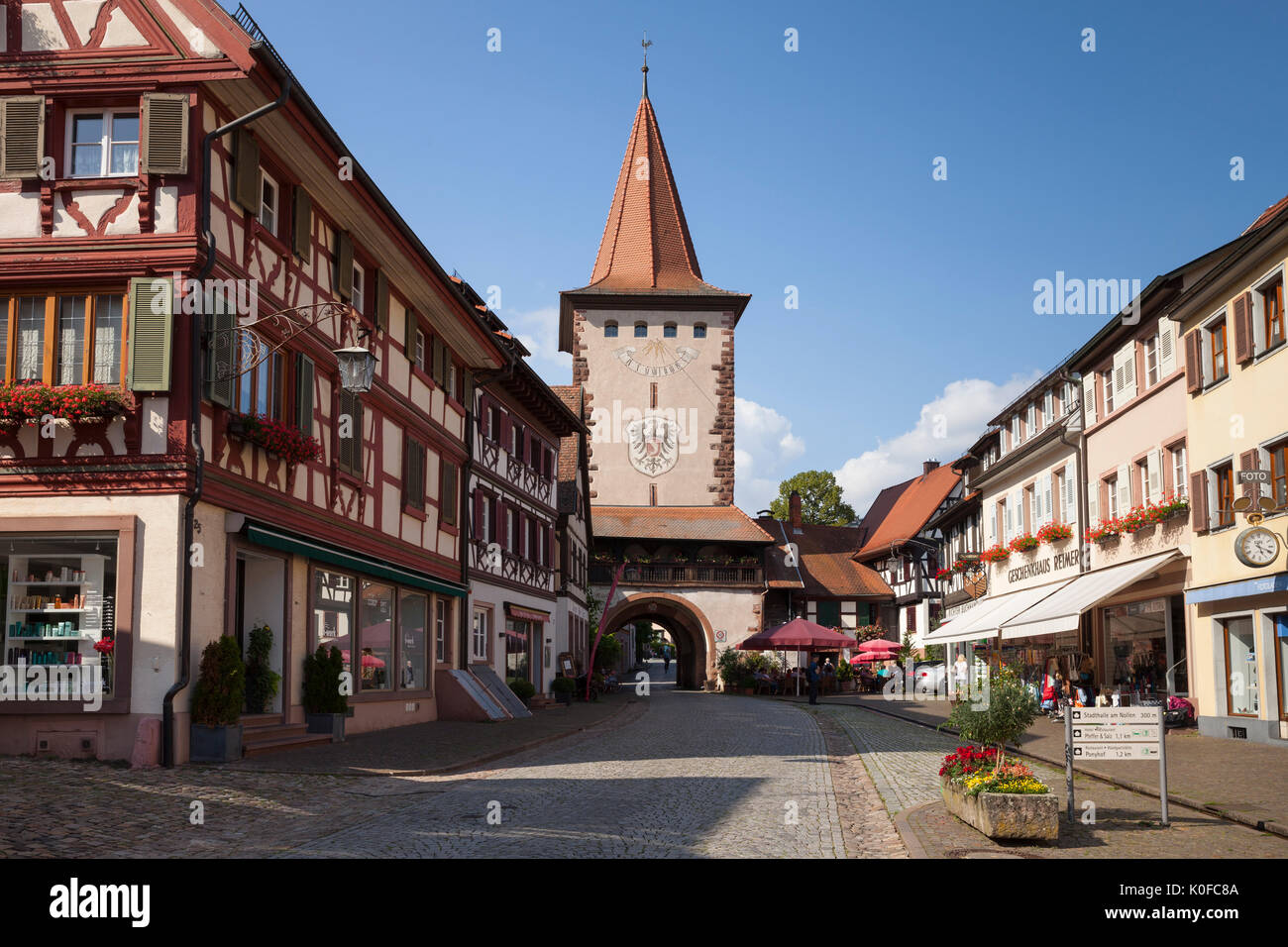 City of Gengenbach, Black forest, Baden-Württemberg, Germany, Europe Stock Photo