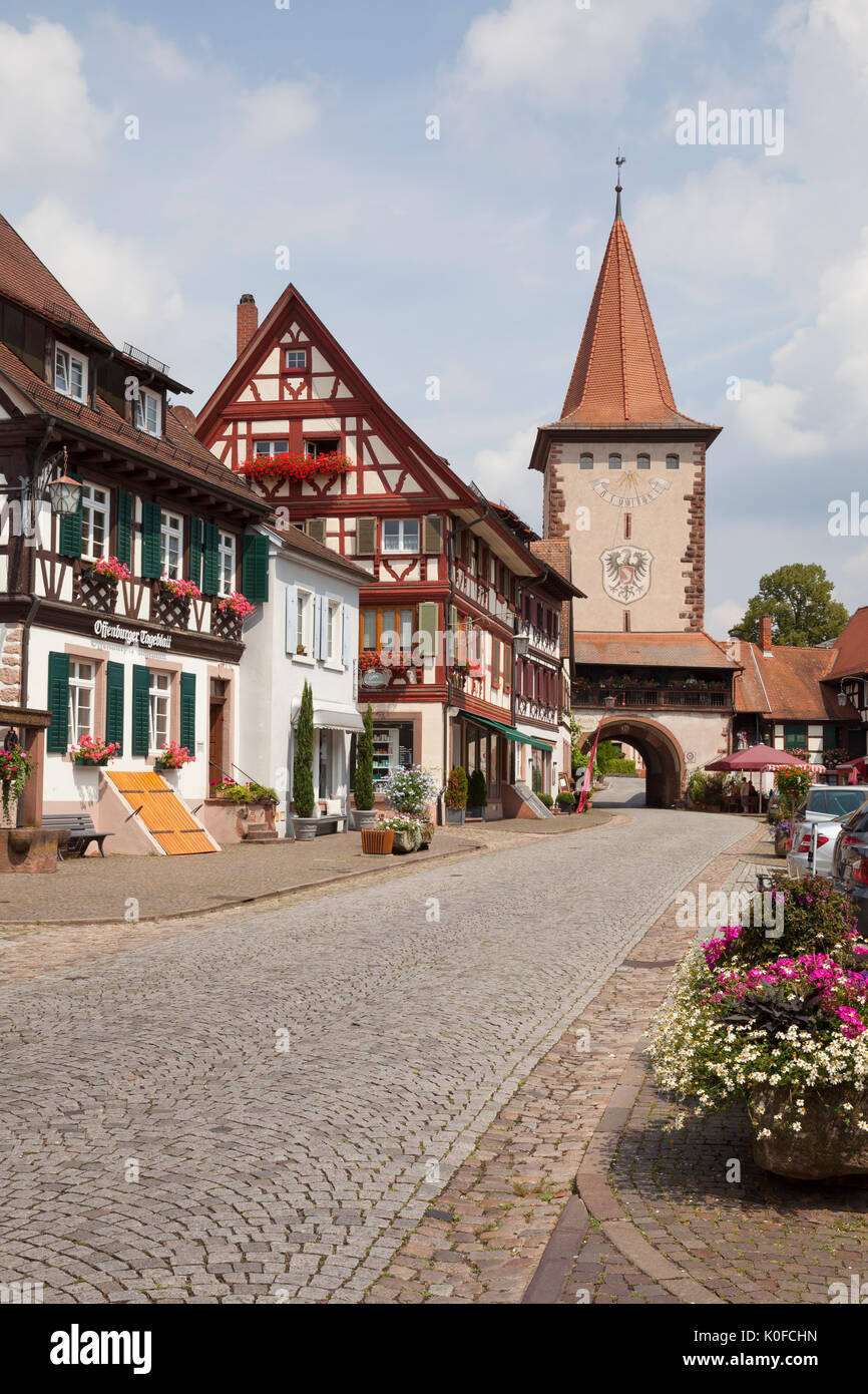 City of Gengenbach, Black forest, Baden-Württemberg, Germany, Europe Stock Photo