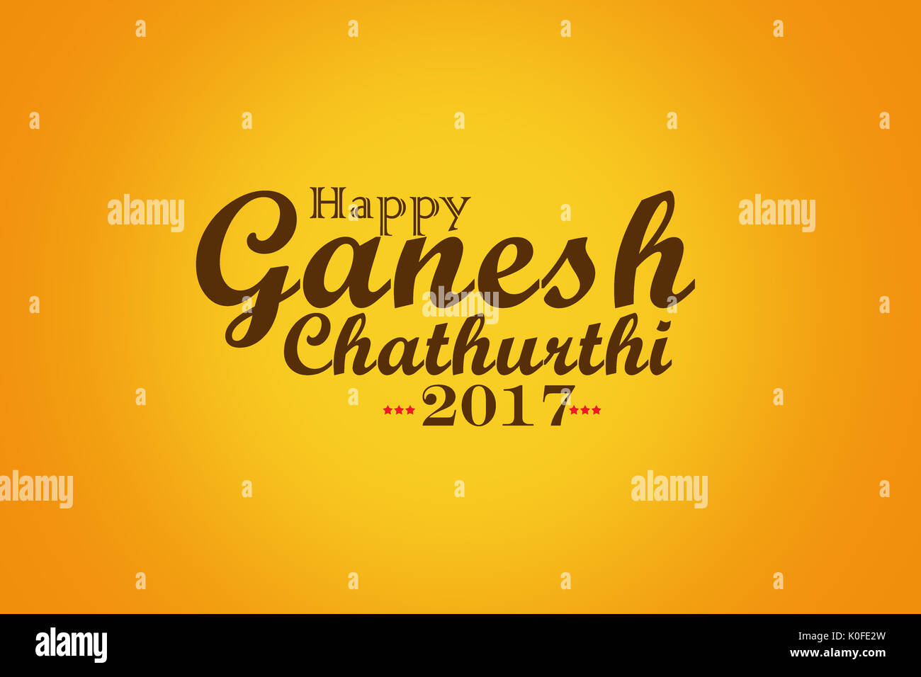 Creative Illustration Hindu Lord Ganesha Elephant Stock Photos