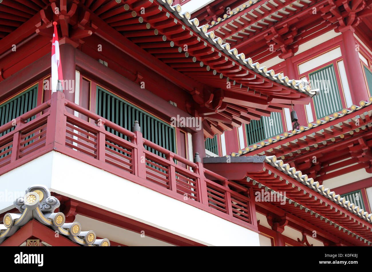 Buddha Tooth Relic Temple and Museum Singapore Stock Photo