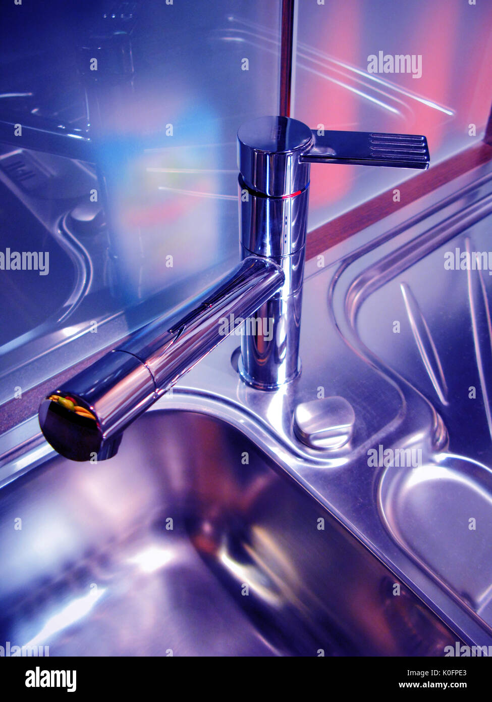 metal water tap Stock Photo Alamy