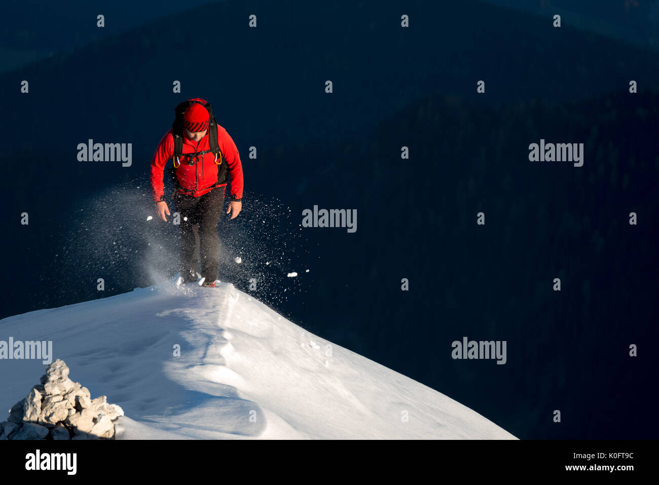 Picco's Ridge Path Picco di Vallandro, Prato Piazza, Dolomites, South Tyrol, Italy ...