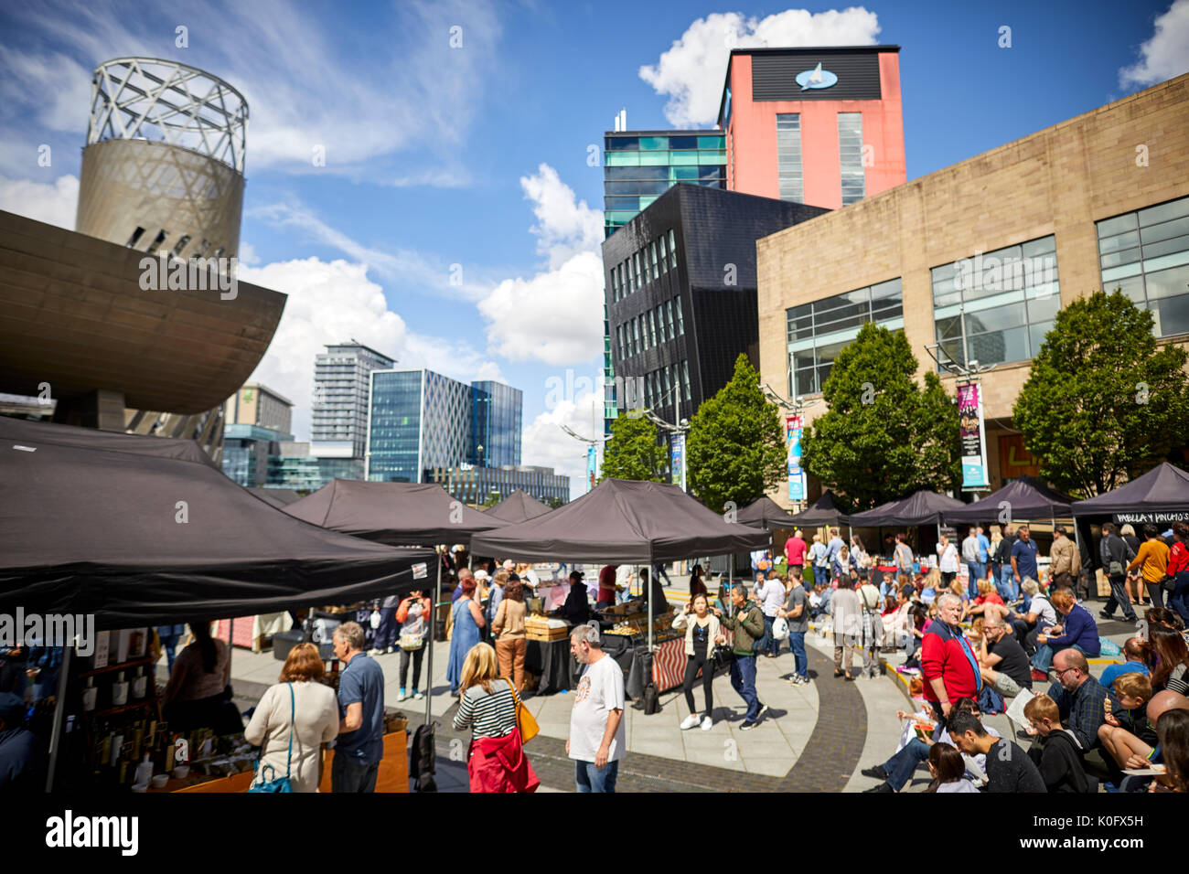 The Lowery Outlet at Salford Quays 'Makers Market' Stock Photo