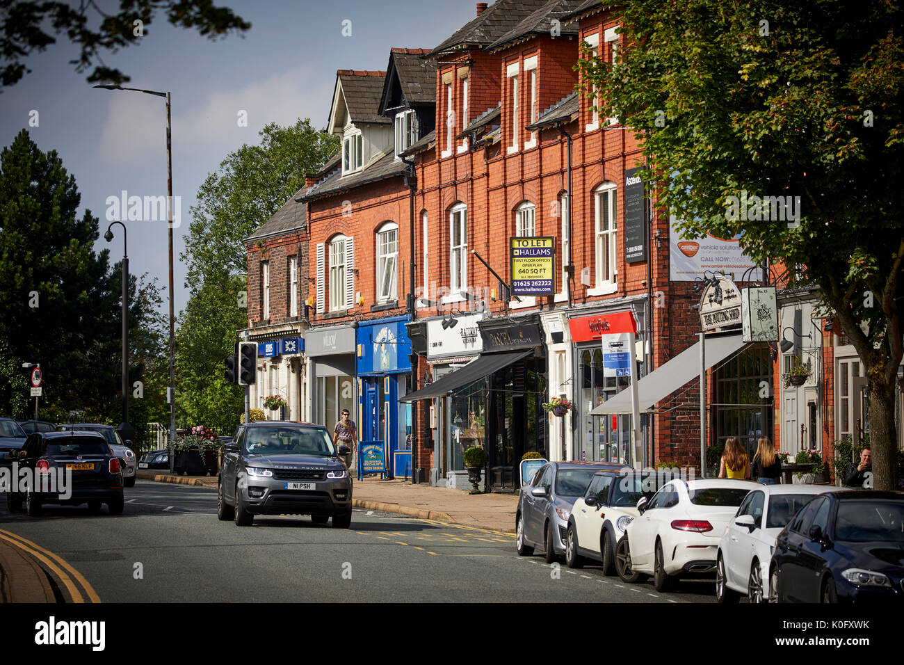 Alderley edge high street hires stock photography and images Alamy