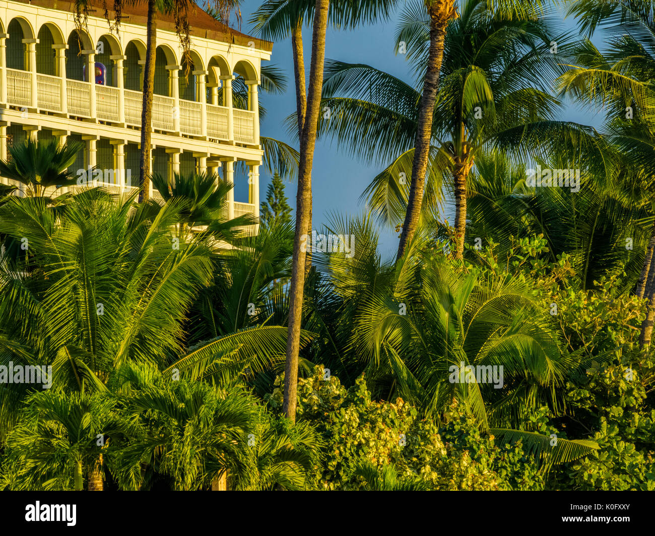 Resort on Maui Hawaii Stock Photo