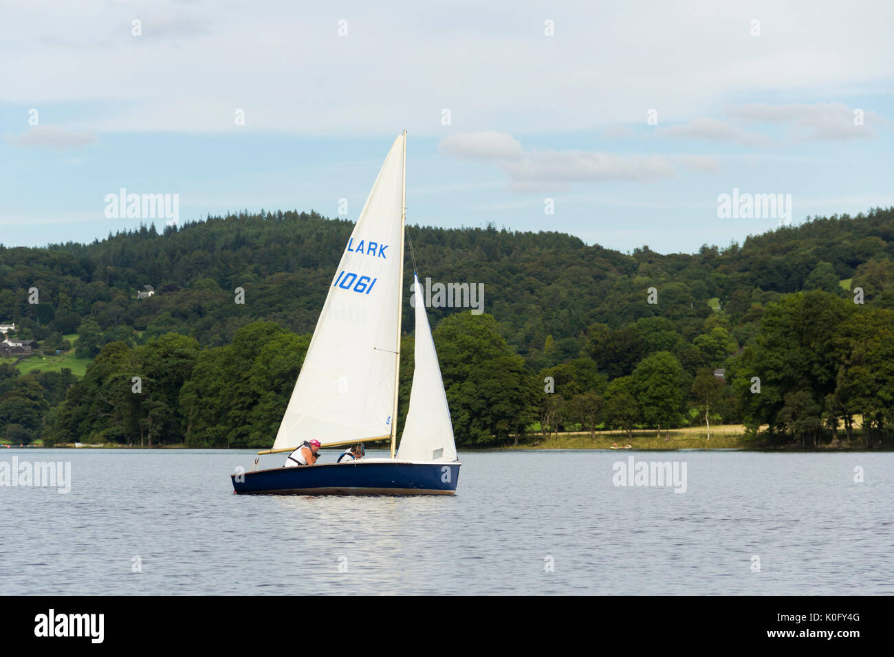 Lark class sailing dinghy hires stock photography and images Alamy