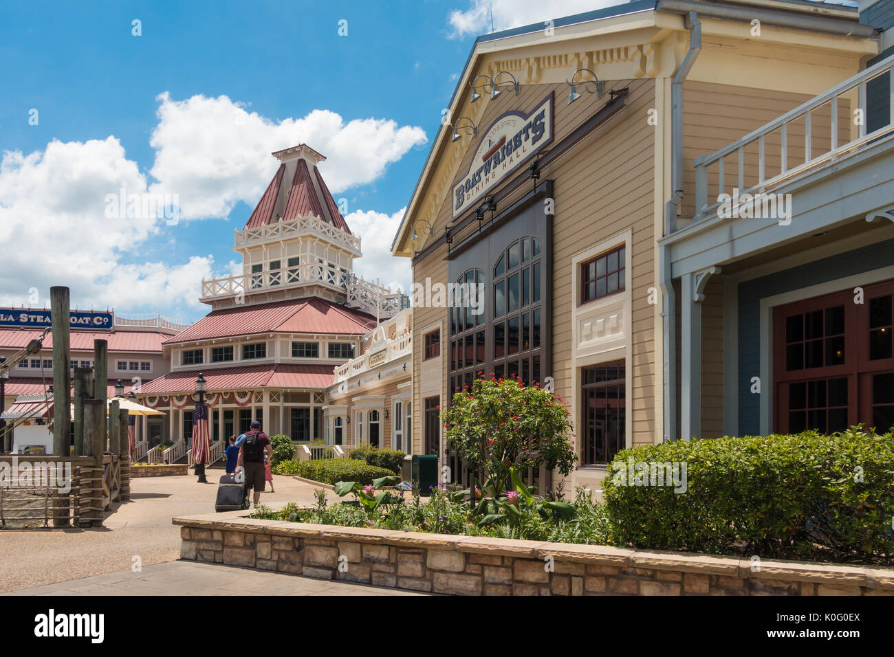Port Orleans Riverside Resort in Walt Disney World, Orlando, Florida Stock Photo