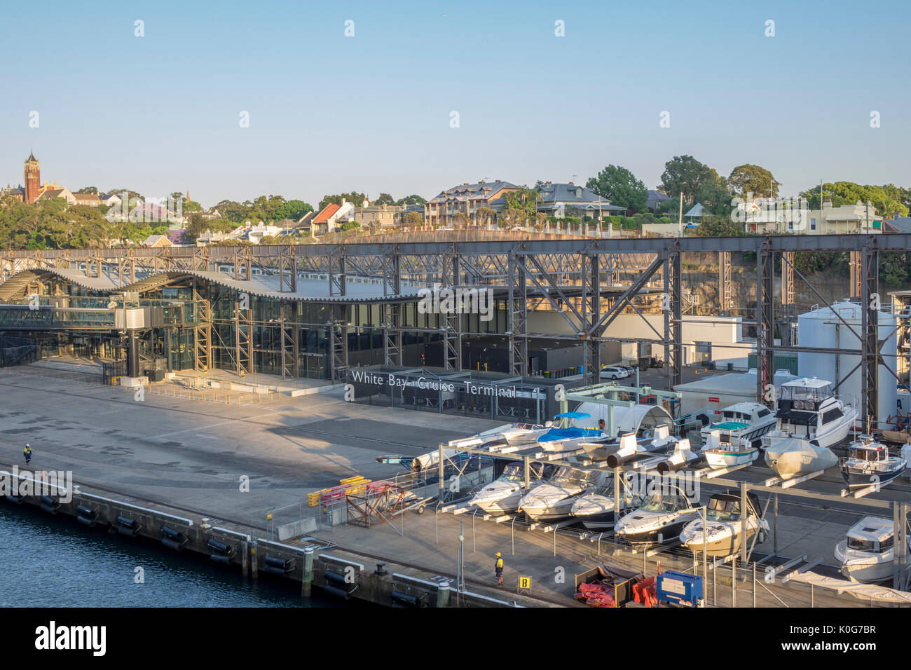 The Port Authority Of New South Wales White Bay Cruise Terminal Sydney Australia Is An Alternate To The Oversea Passenger Terminal When It Is Occupied Stock Photo