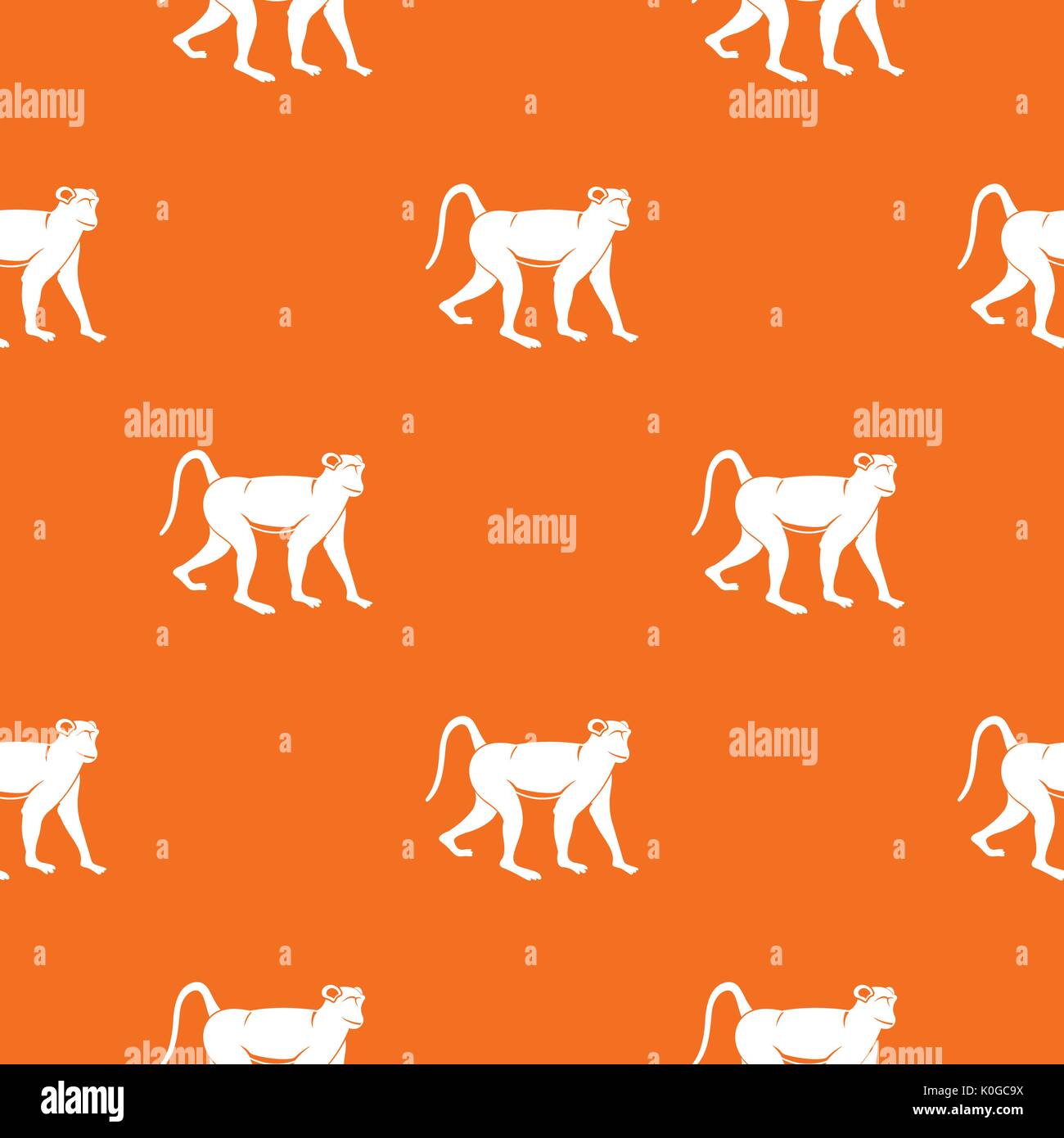 Monkey pattern seamless Stock Vector Image & Art - Alamy