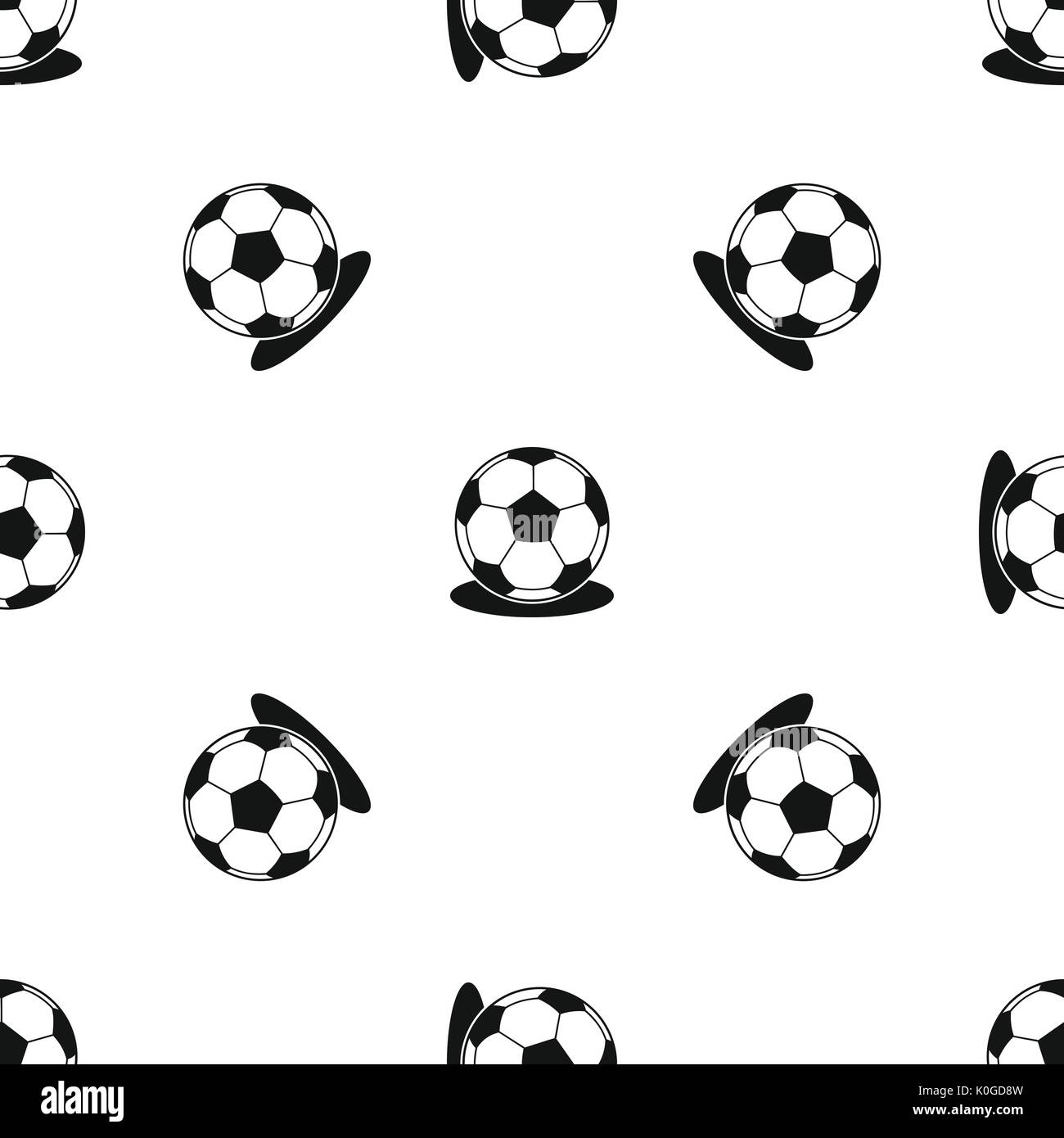 Soccer ball pattern seamless black Stock Vector Image & Art Alamy
