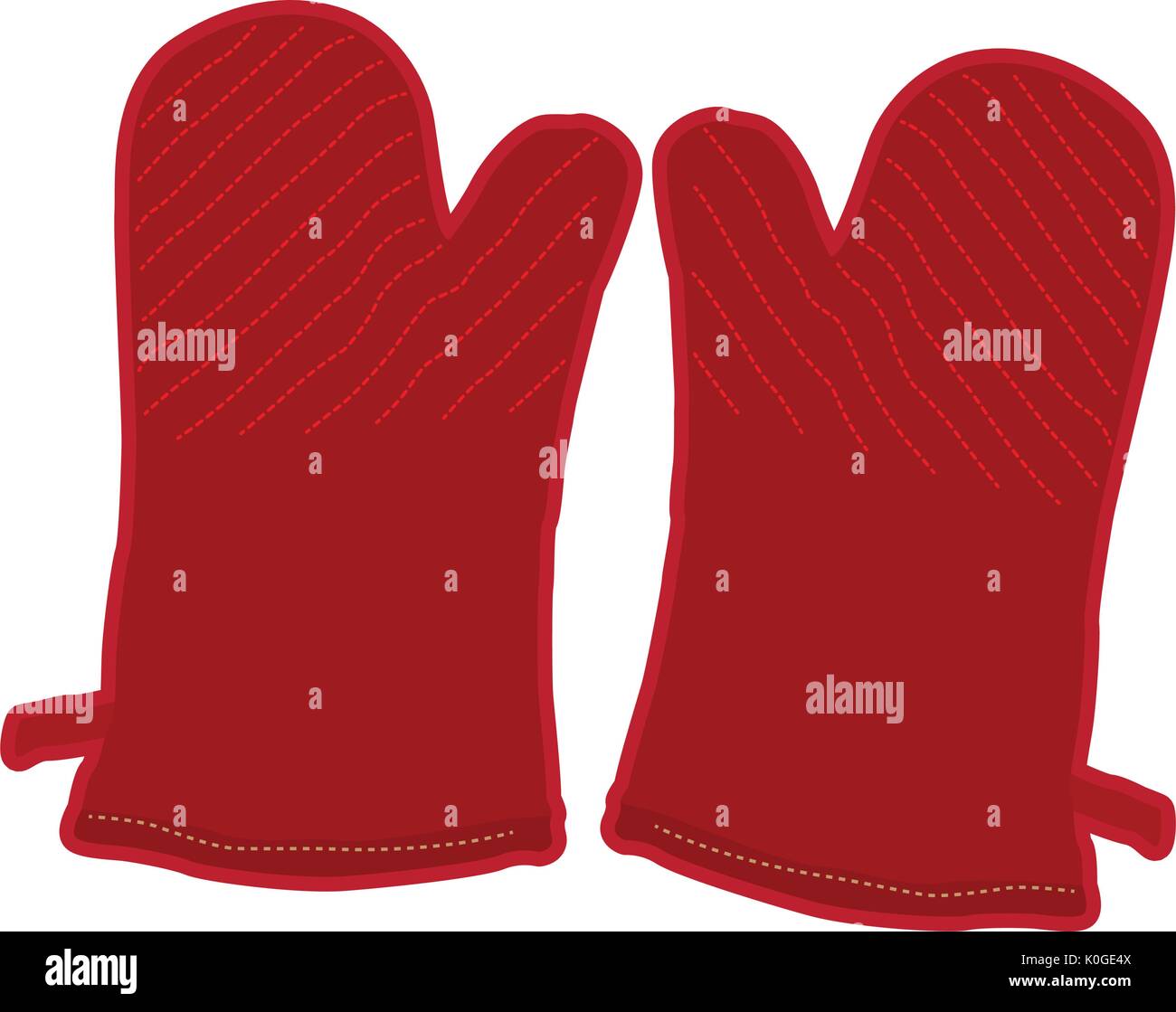 Oven gloves Stock Vector Images Alamy