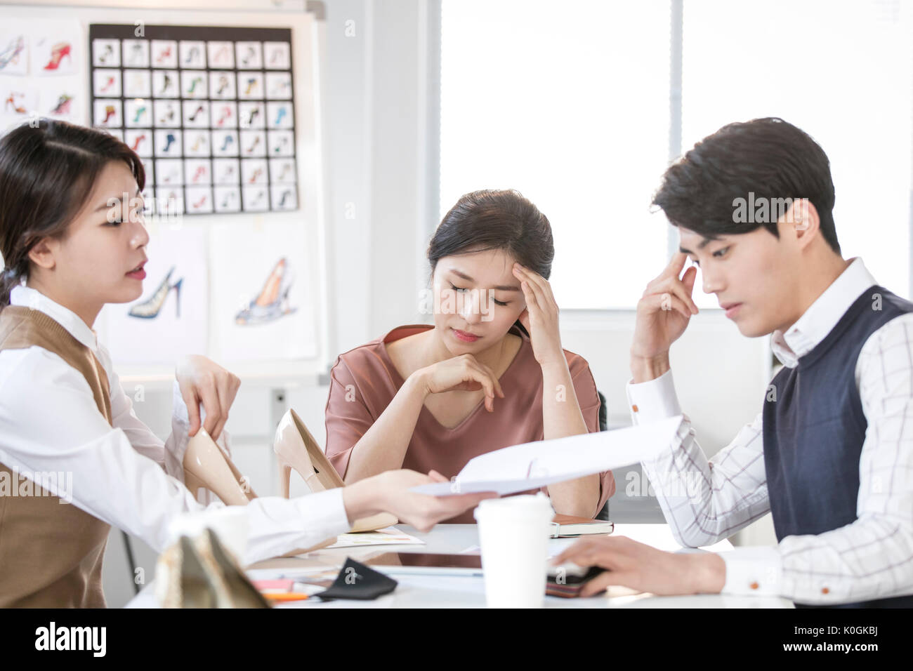 Stressful meeting hi-res stock photography and images - Alamy