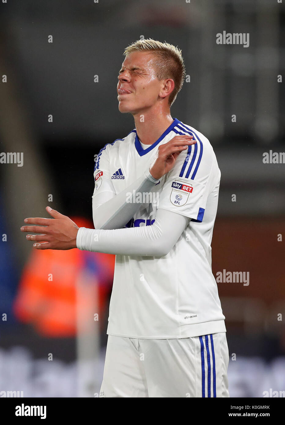 Ipswich towns monty patterson reacts final whistle carabao cup hires