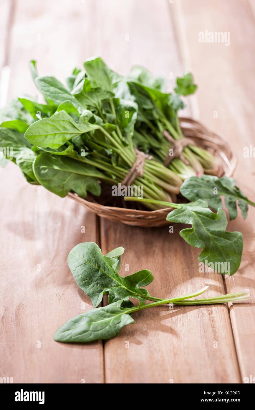 Fresh vegetable, spinach Stock Photo