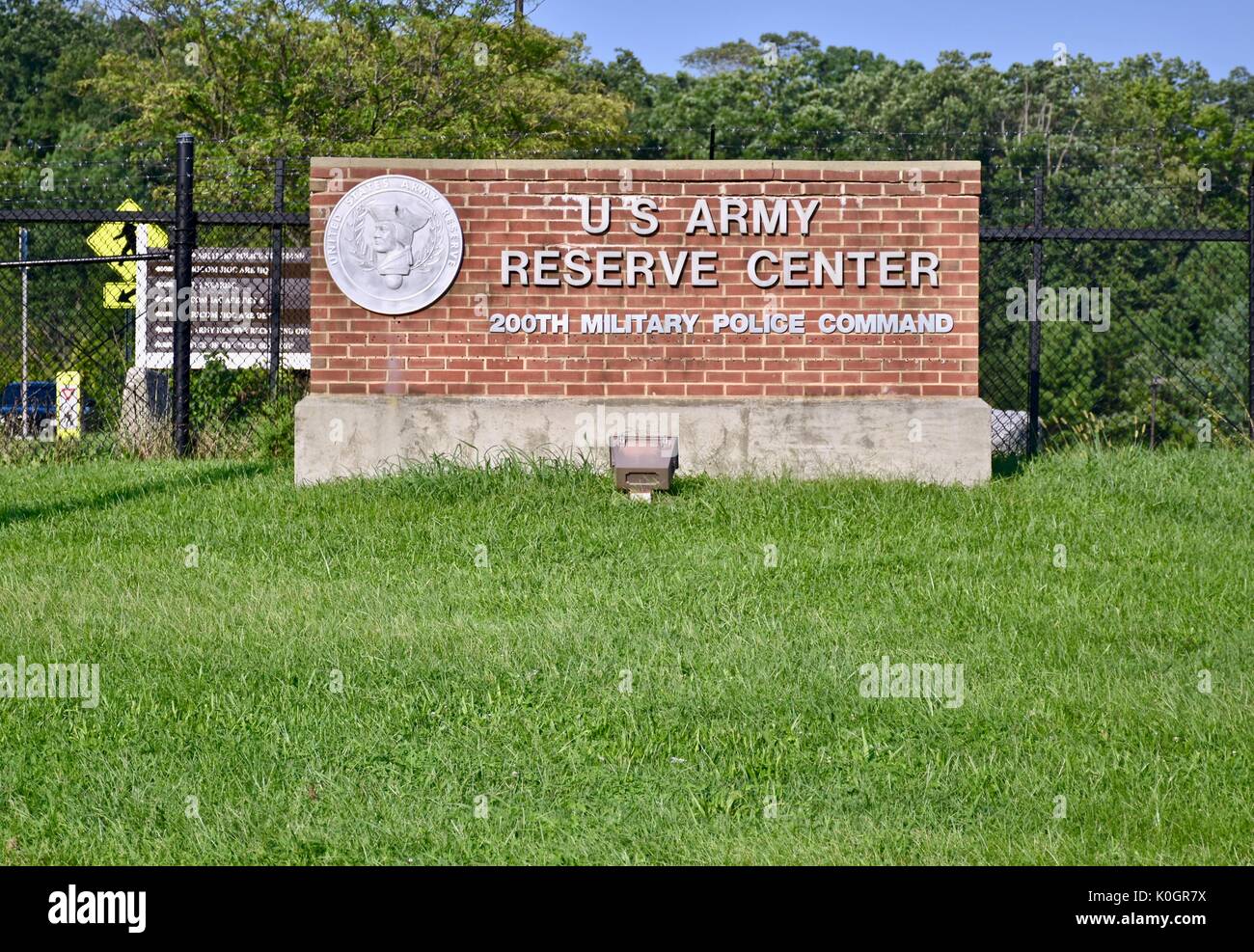 United States Army Reserve Center Stock Photo