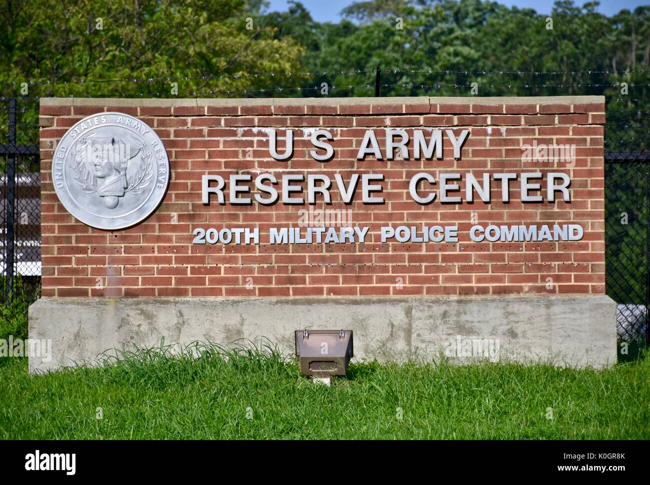 United States Army Reserve Center Stock Photo