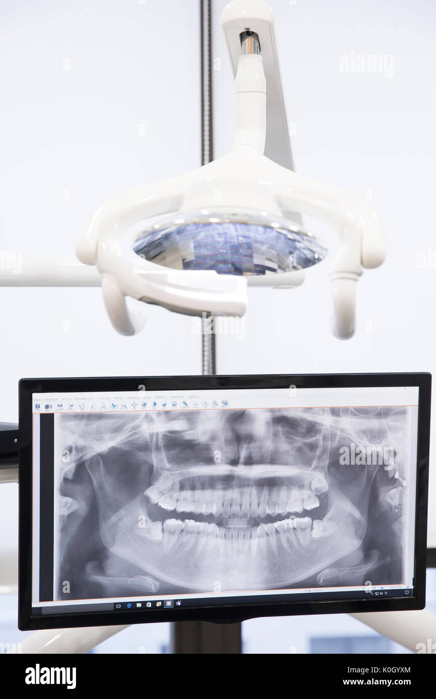 Medical equipments at dental clinic Stock Photo Alamy