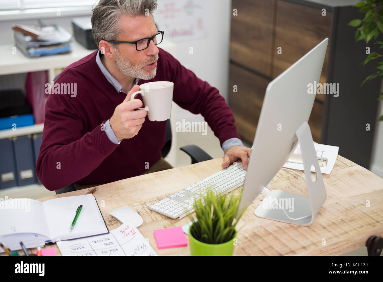 Computer doesn not work properly Stock Photo Alamy