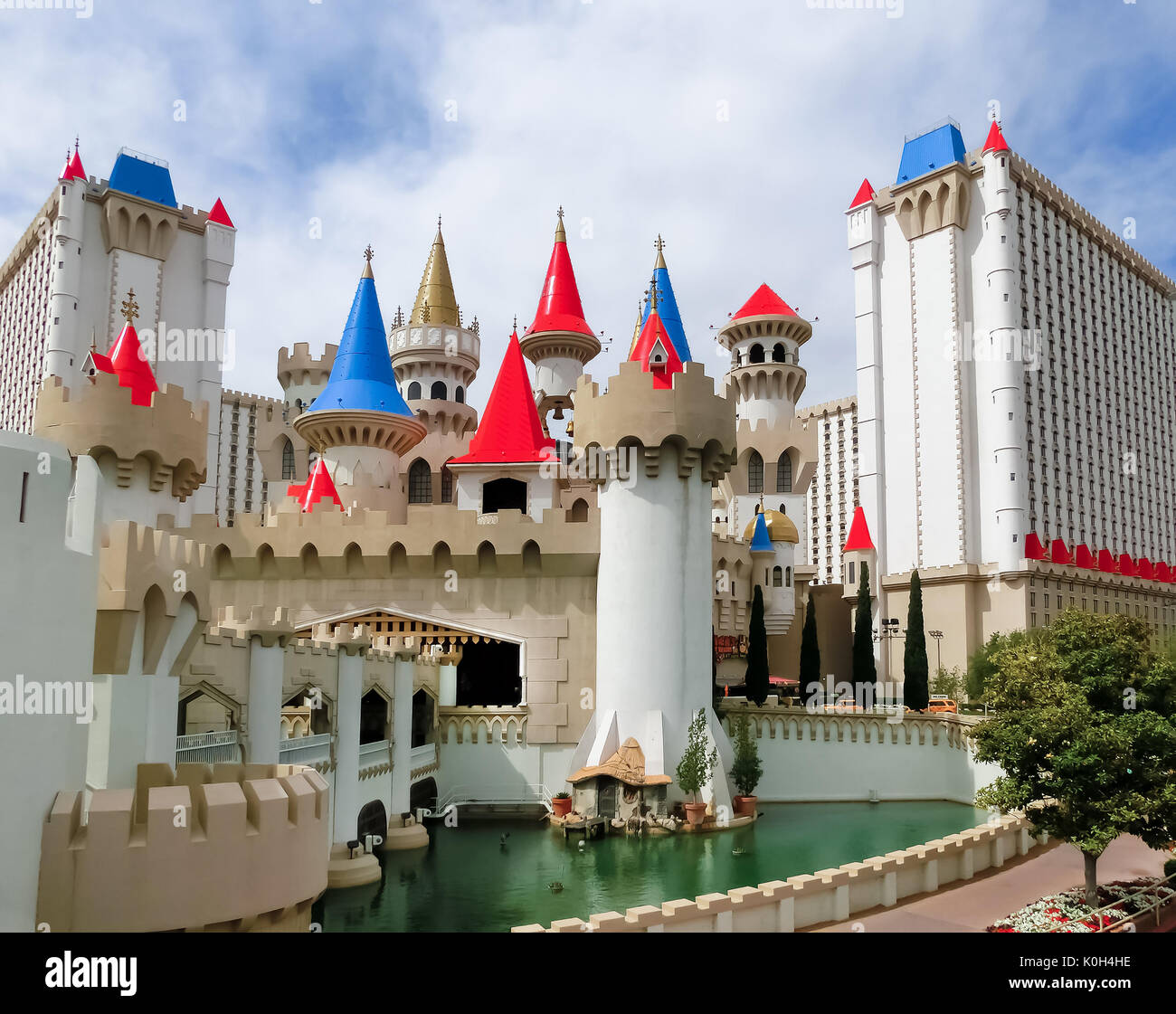 Las Vegas, Nevada, United States of America - May 05, 2016: Excalibur Hotel and Casino one of many hotels featuring children's attractions, opened in  Stock Photo