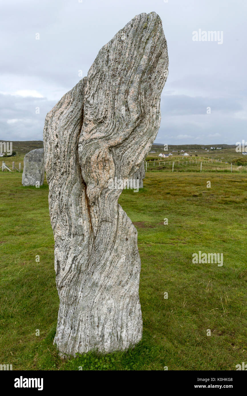 Stratified stone, Callanish Standing Stones, standing stones placed in ...